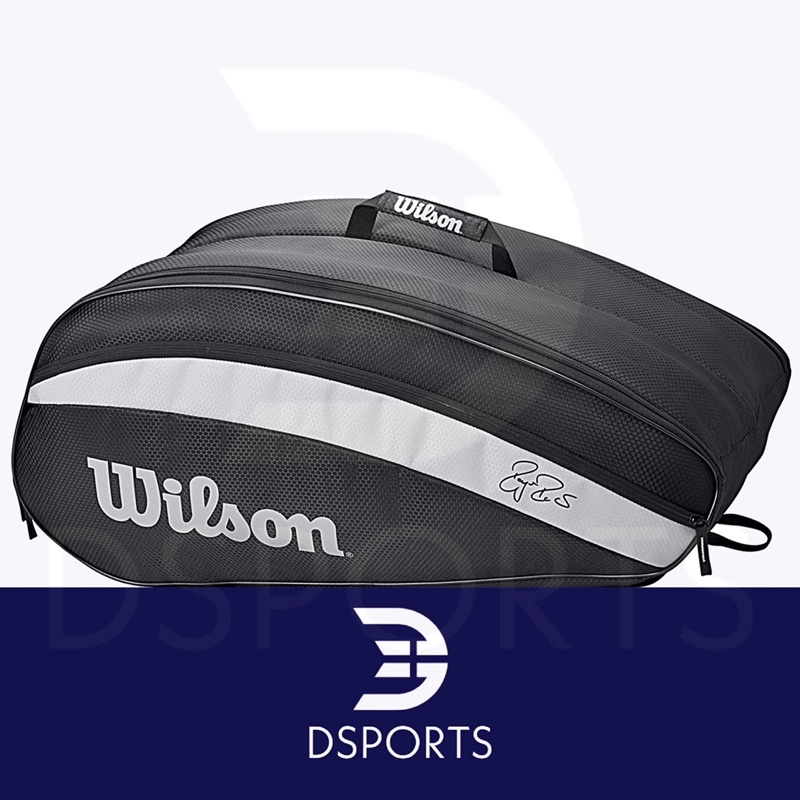 Wilson RF Team 12R Roger Federer X12 12 Pack ( Tennis Bag Tas Tenis ) ORIGINAL