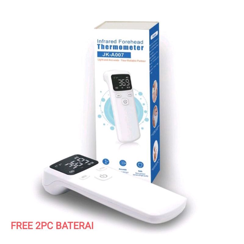 Termometer infrared digital JK-A007 (Gratis 2pc Baterai AAA)