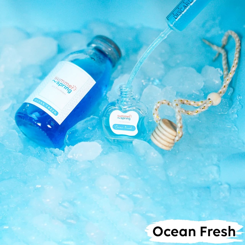 Parfum Mobil Pengharum Ruangan Pewangi Kamar Tidur Harum Summer Spring | Refill Apel | Ocean Fresh