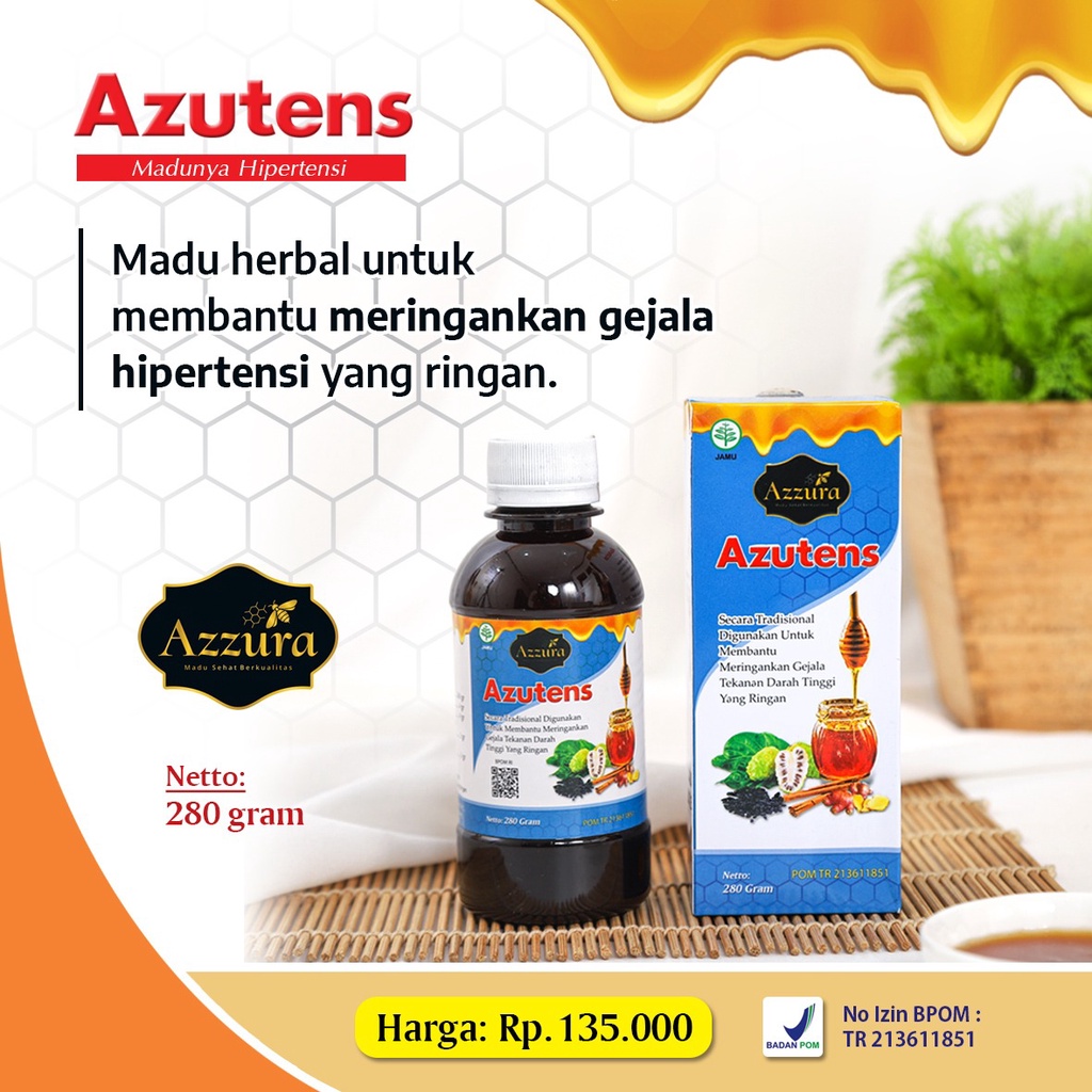 

Madu Hipertensi Azutens | Madu Herbal Penurun Hipertensi Tekanan Darah Tinggi