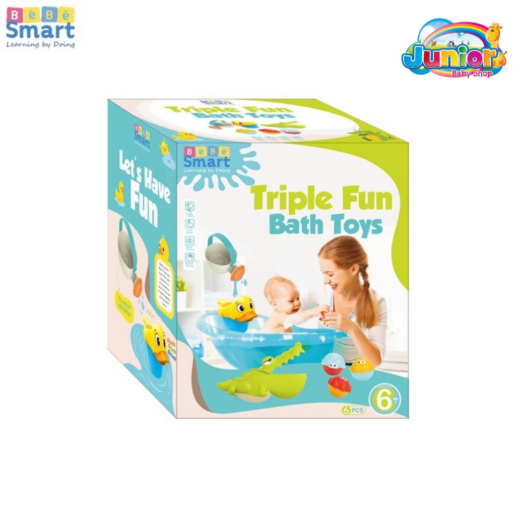 Bebe Smart Bath Toys Triple Fun