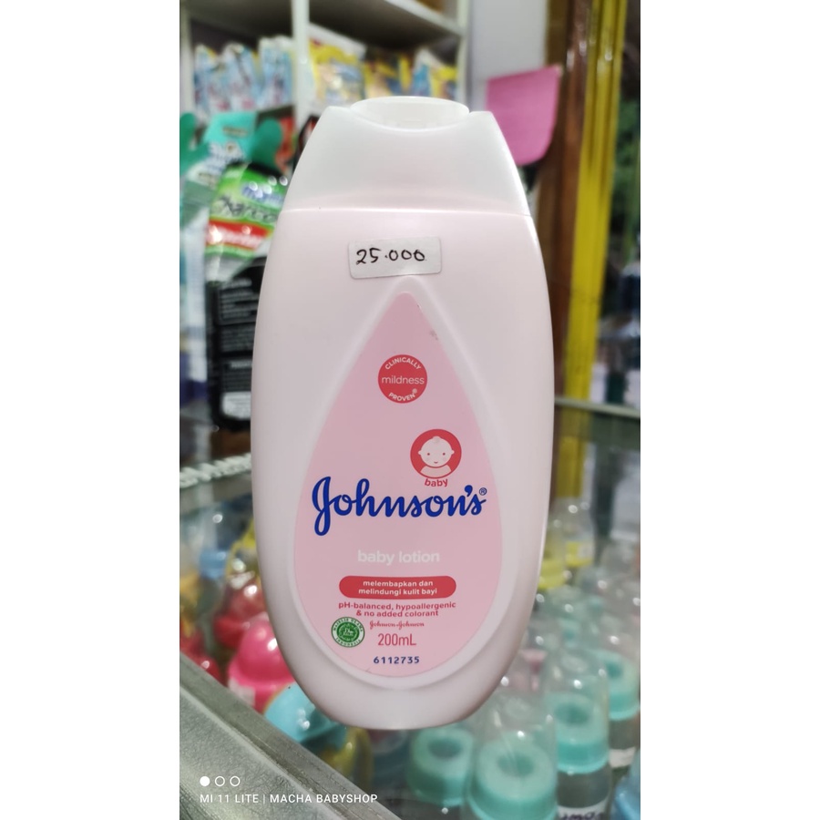 Johnson's LOTION milk rice, regular, bedtime 100ML, 200 ml johnsons / BODY LOTION JOHNSONS