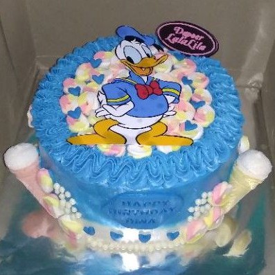 

Kue Ultah Custome Donald Bebek Marshmellow / Kue Ultah Donald Duck / Kue Ultah / Kue Ulang Tahun