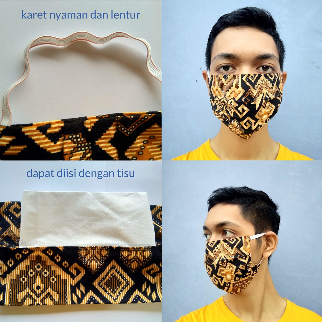 Masker Kain Batik / Masker Kain Katun