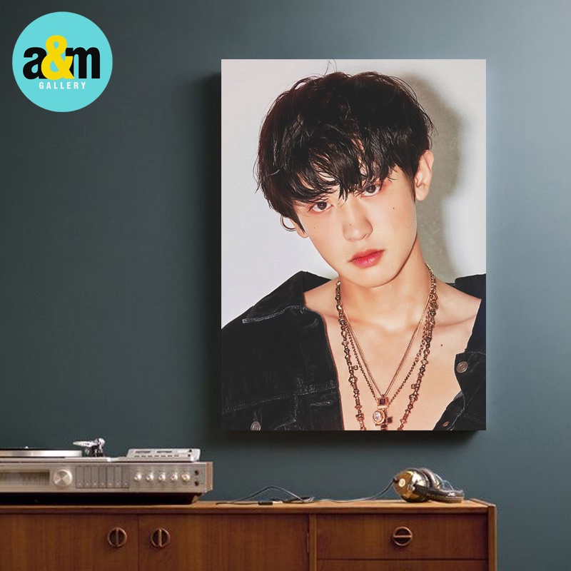 Poster Kayu CHANYEOL EXO Hiasan Dinding Kamar K-POP I Pajangan Dinding Kamar K-POP Wall Decor Kamar - A&amp;M