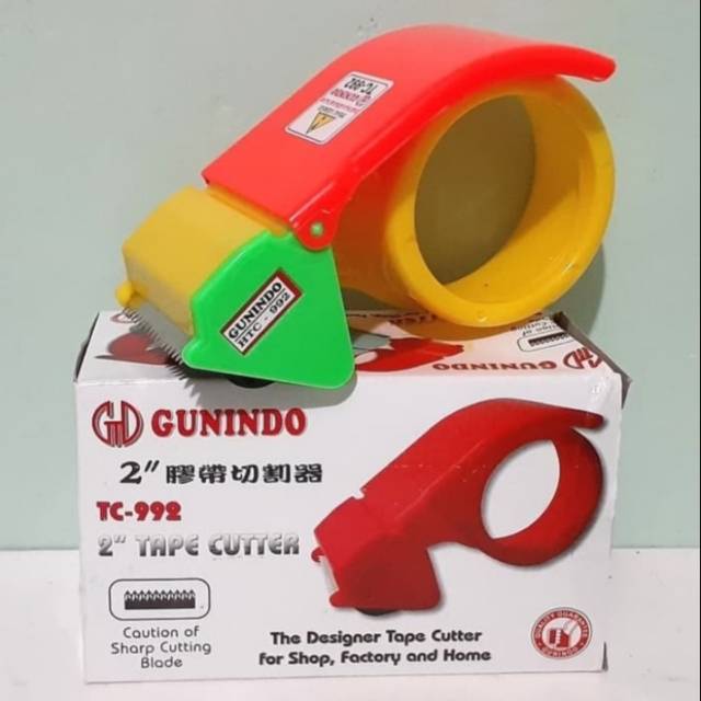 DISPENSER TAPE CUTTER PEMOTONG TEMPAT LAKBAN