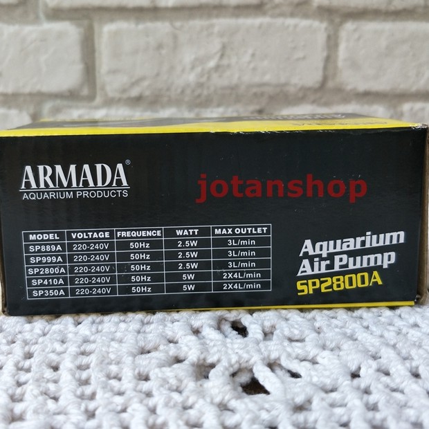 ARMADA sp999a mesin pompa udara aquarium aquascape aerator gelembung oksigen