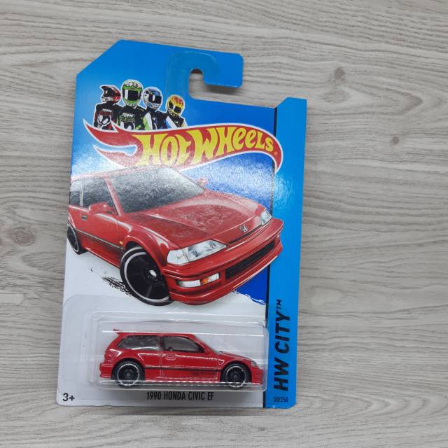 Hot wheels Honda Civic EF Merah Red bukan treasure hunt