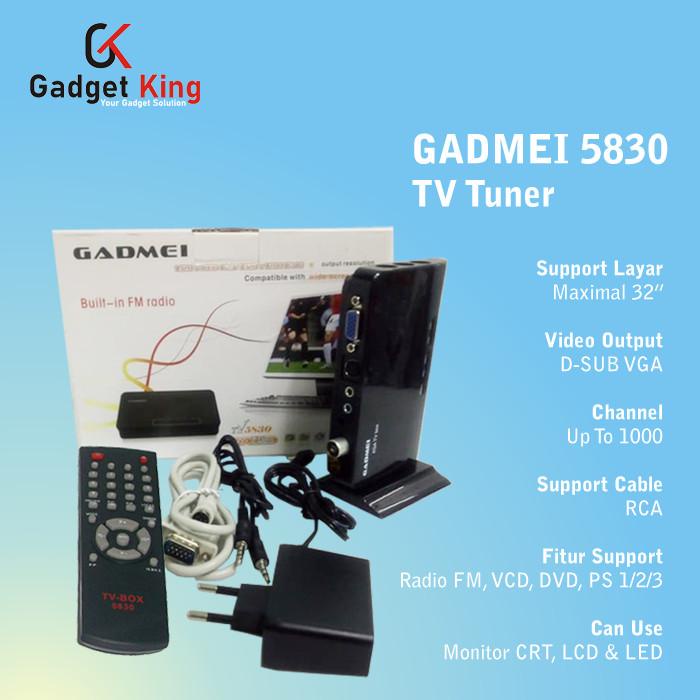 Tv Card | Gadmei 5830 Tv Tuner For Komputer Pc Monitor Led Lcd Crt