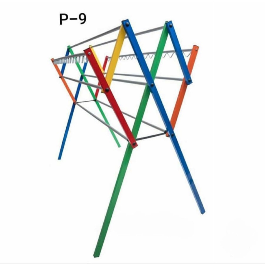 Rak Jemuran Pakaian Jemuran Baju Aluminium Warna Warni