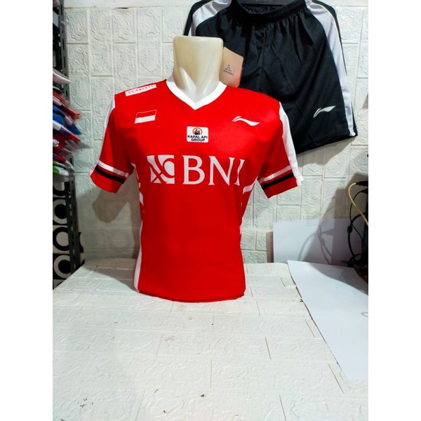 BAJU BADMINTON DEWASA/ SETELAN BADMINTON L159 JERSEY BULUTANGKIS