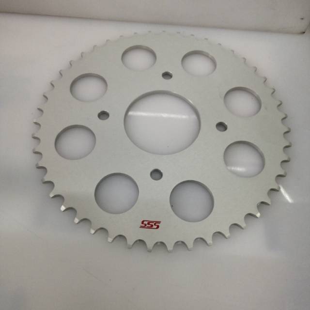 gir belakang karisma supra x 125 satria fu new satria fu fi alloy silver ukuran 415 47 sss