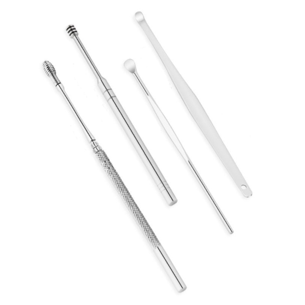 Korek Kuping 6 in 1 Set Stainless Steel Anti Karat Alat Pembersih Telinga Kotoran Ear Wax