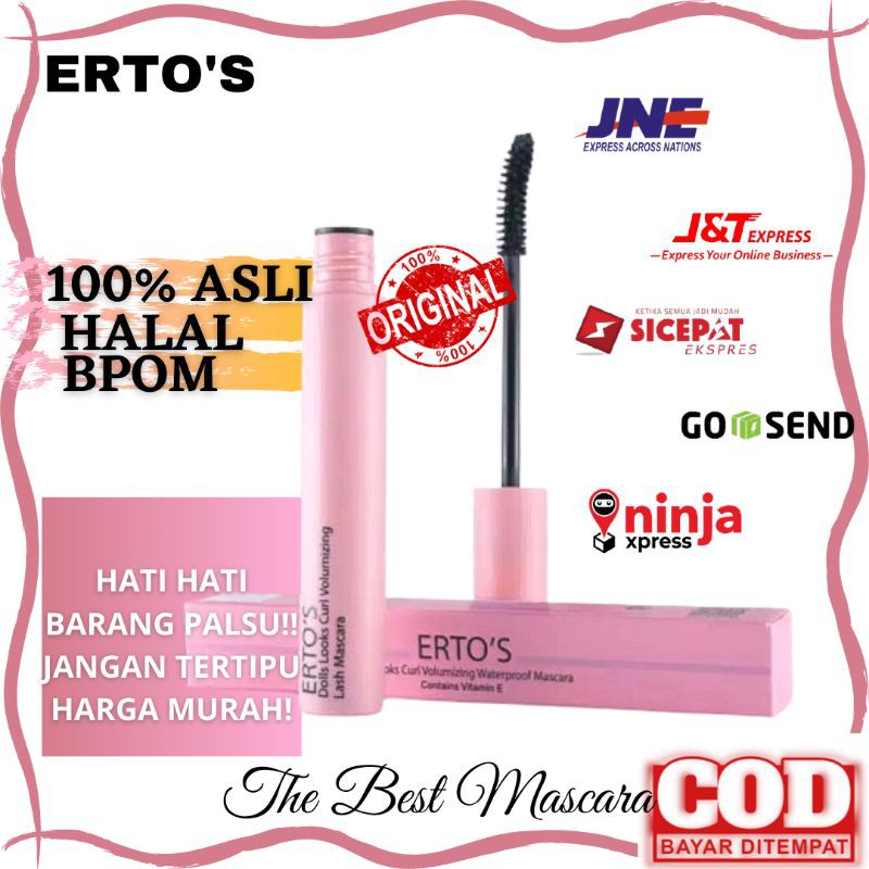 Ertos Maskara Doll Look Mascara Ertos  Doll Look Volumizing Waterproof Mascara