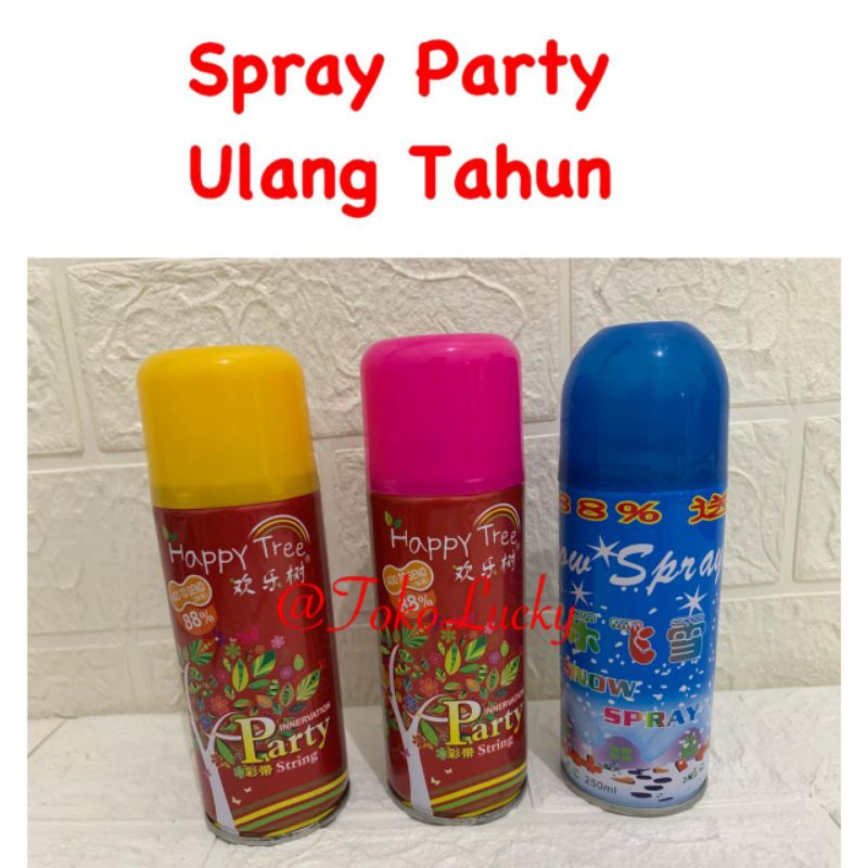 

Spray Party/Snow Ulang Tahun