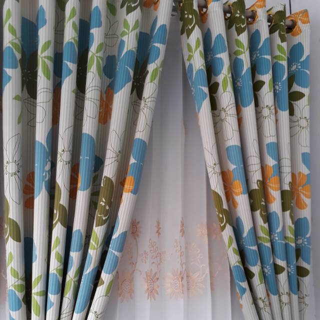 Blackout BLAZER Salur BIRU plus TALI BAHAN