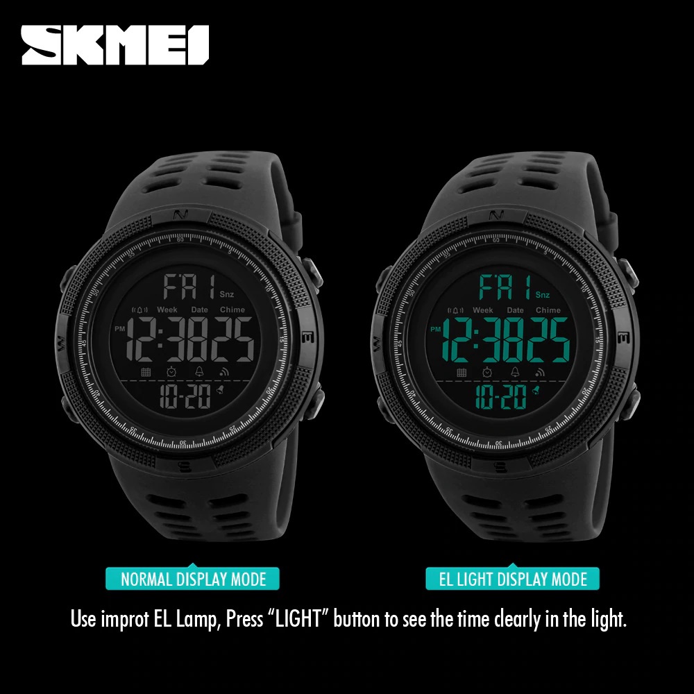 Jam Tangan Pria Digital Sport Anti Air 50M SKMEI Original STR1251