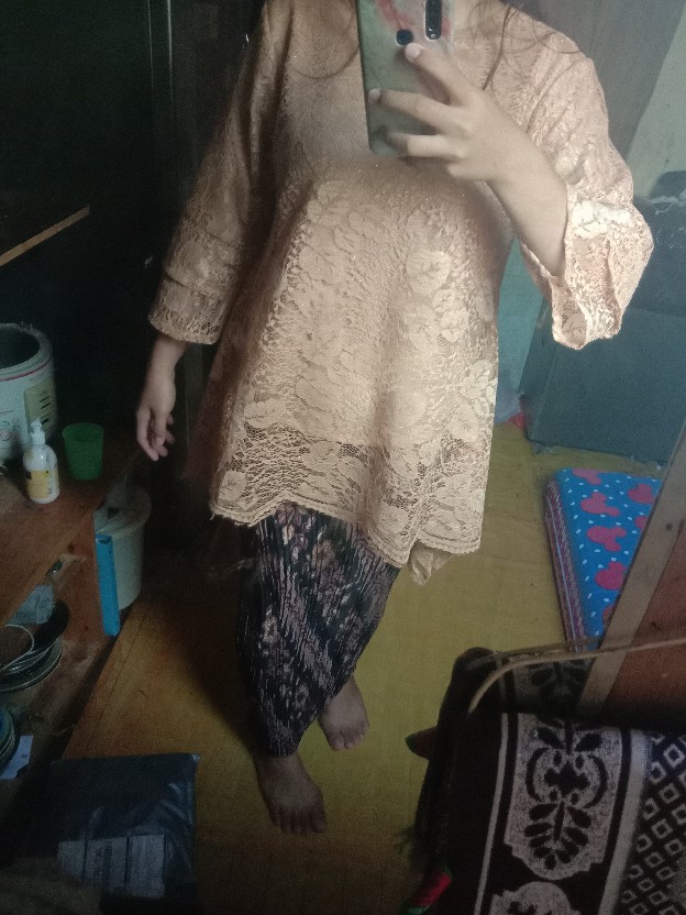 Couple Kebaya Kekinian / Kebaya Jumbo / Kemeja Hem Modis / Couple Keluarga