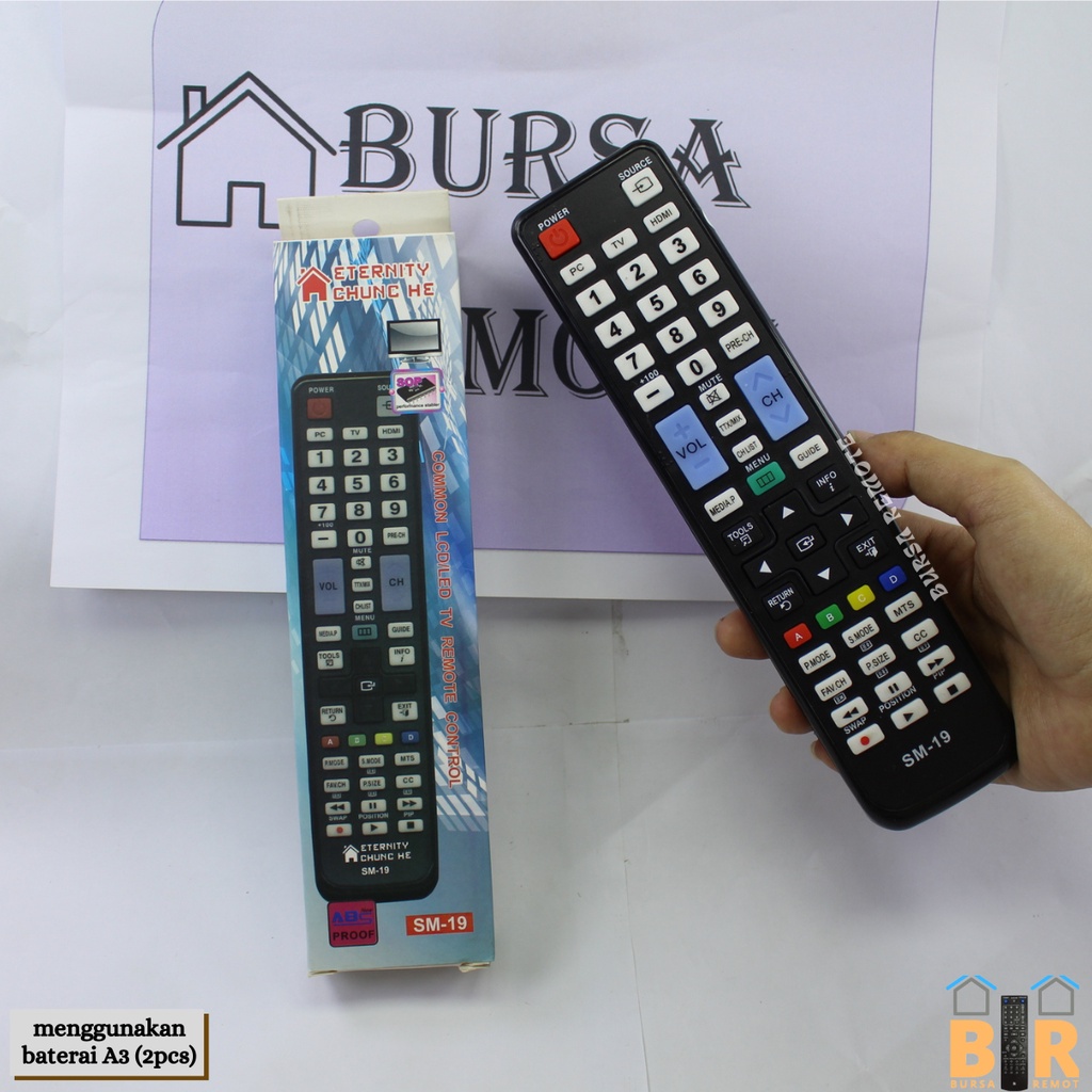 Remot / REMOTE TV SAMSUNG MULTI LCD LED SM-19 / ECER DAN GROSIR