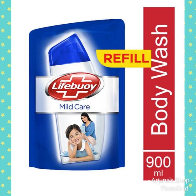 LIFEBUOY Body Wash Refill Mild Care/Total 10/Lemon Fresh 825ml