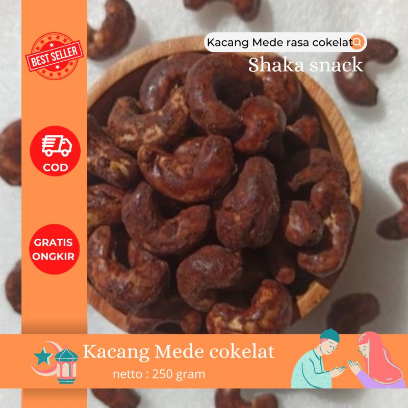 

Kacang Mateng Mede Mete Mente Cashew rasa Cokelat Asli Wonogiri