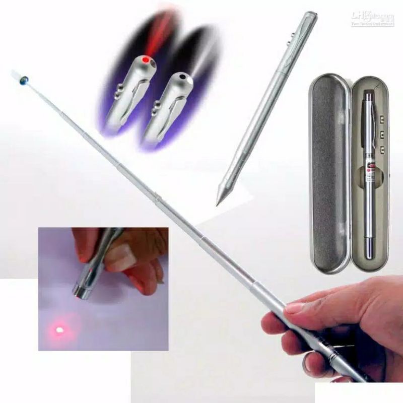 

Pulpen Ballpoint Antena Laser Pointer Untuk Presentasi