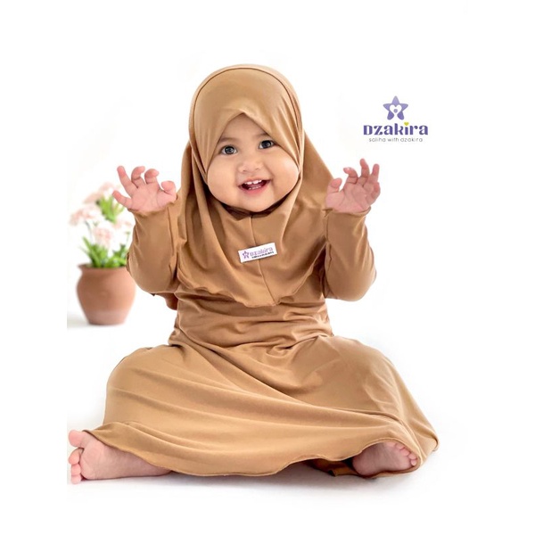 GAMIS BAYI POLOS KIA MOCCA DAILY ORIGINAL by DZAKIRA 0-2T GAMIS BAYI TERLARIS JERSEY PREMIUM