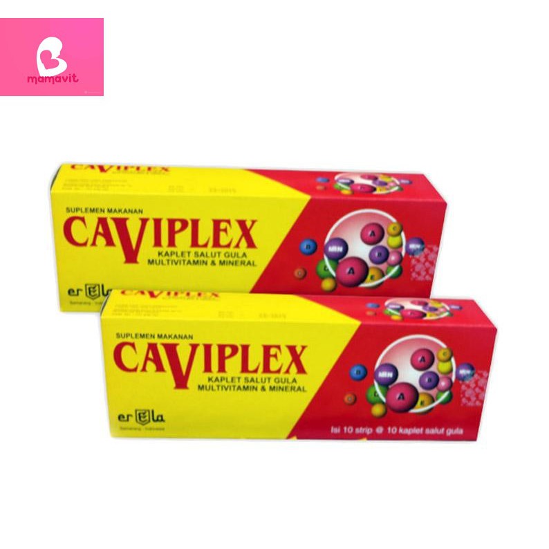 caviplex multivitamin murah/vit c d zinc KEMASAN BARU