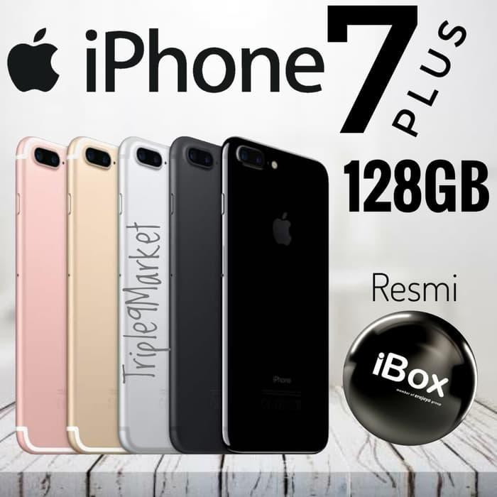 Kha0008 Iphone 7 Plus 128gb Resmi Ibox Gold Murah Shopee