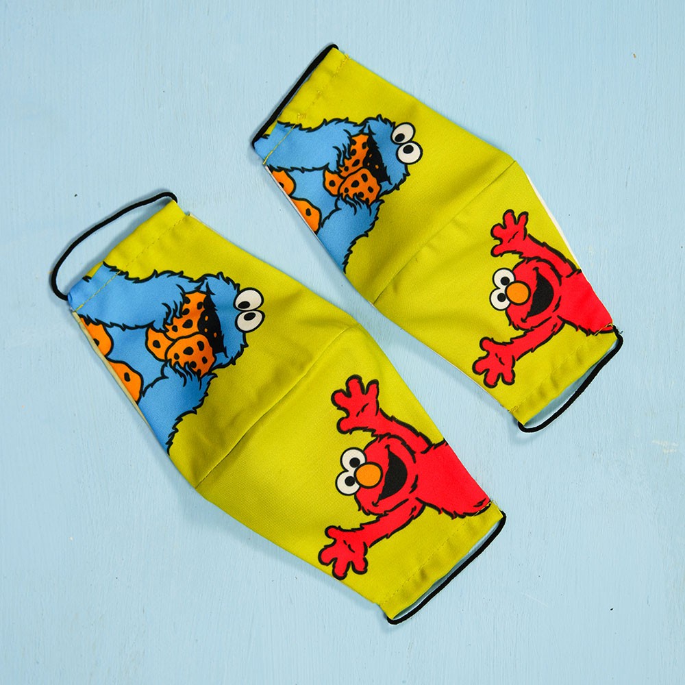 

Pop Kidswear Cookie Monster PopMask - masker kain non medis couple