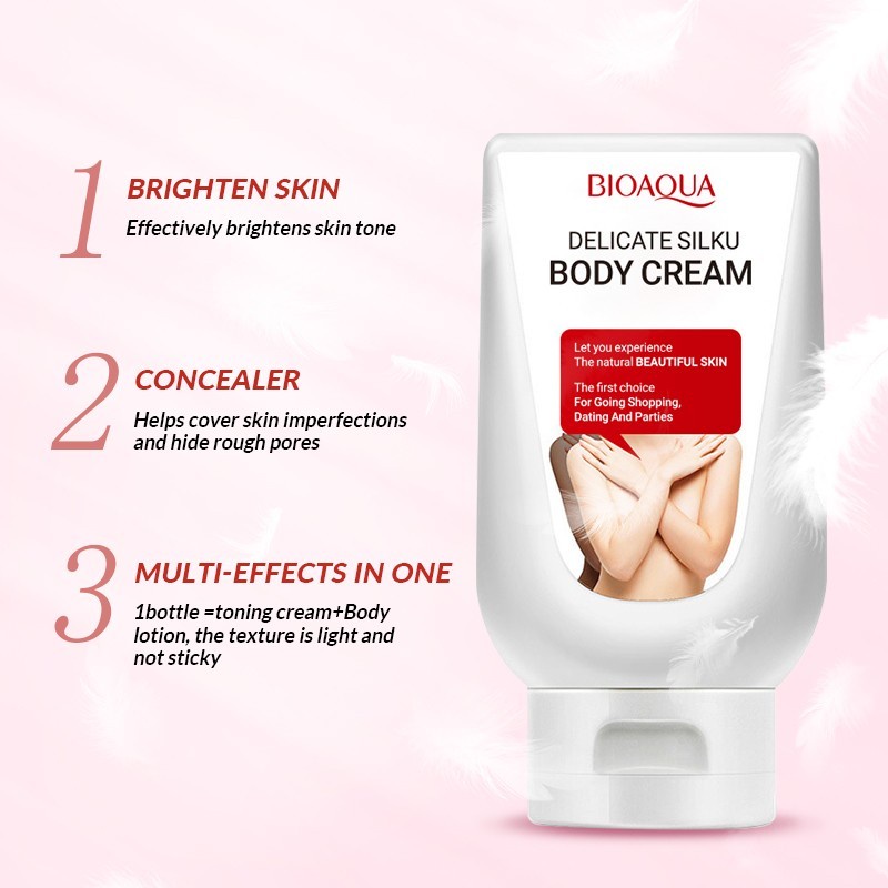 ✨ AKU MURAH ✨ BIOAQUA Delicate Silky Body Cream / Cream Anti Bruntusan