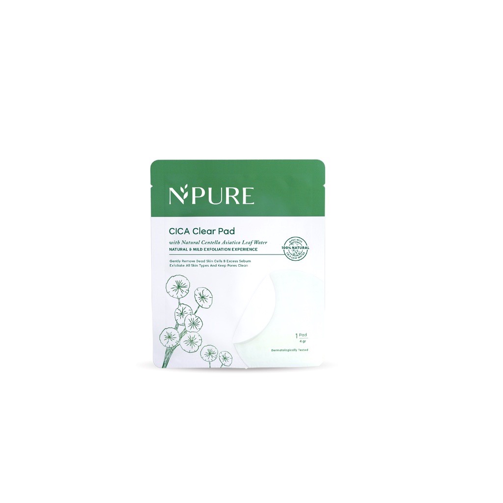 NPURE CICA CLEAR PADS TRAVEL SIZE