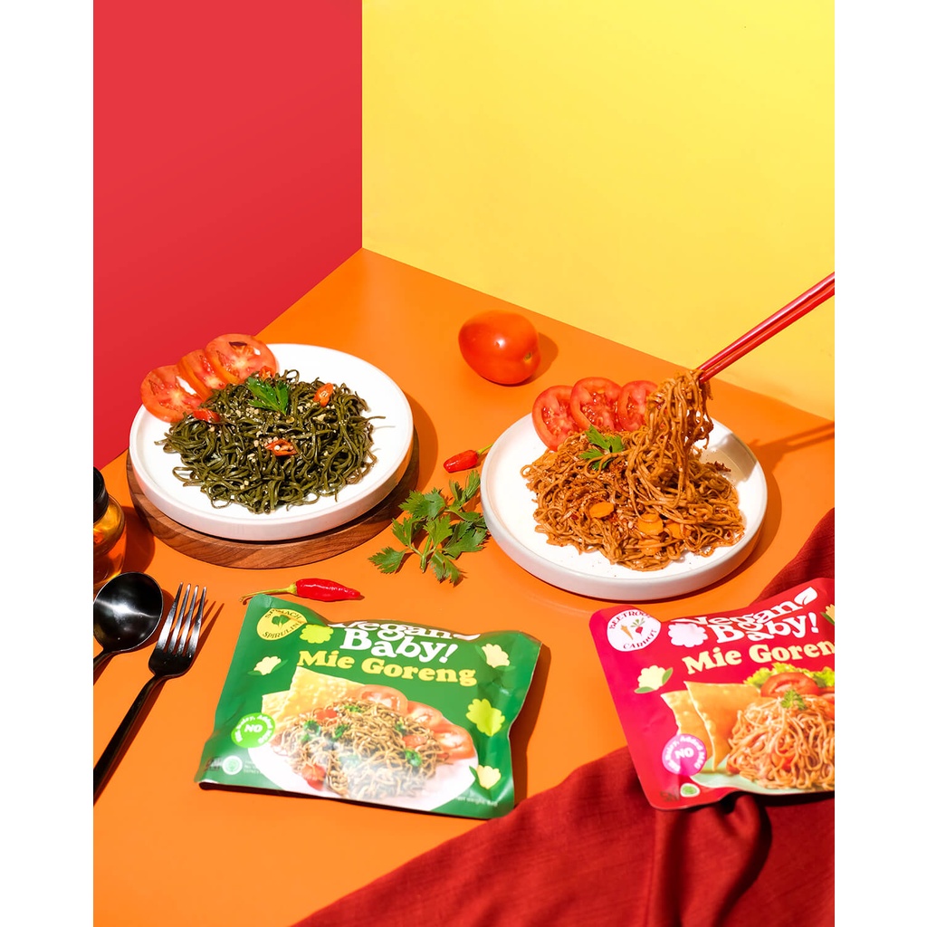 VEGAN BABY MIE GORENG INSTANT [ 1 TAHUN - DEWASA ]