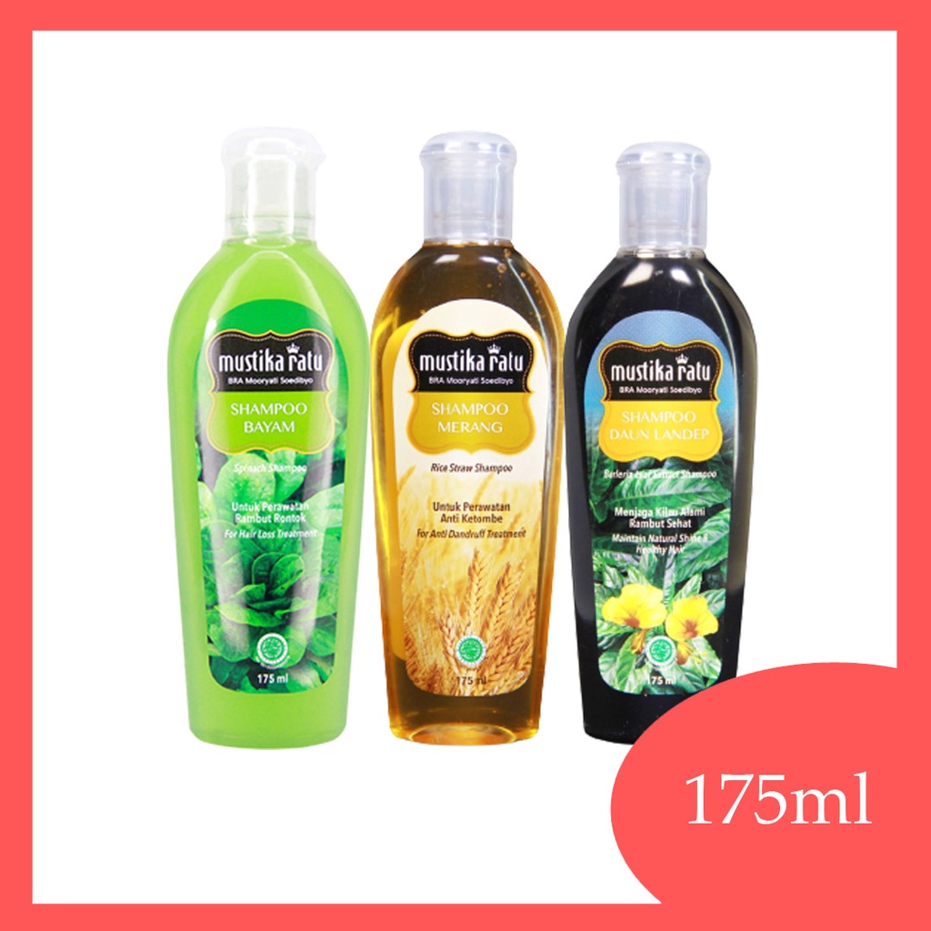 Jual MUSTIKA RATU SHAMPOO BAYAM MERANG DAUN LANDEP 175ML | Shopee Indonesia