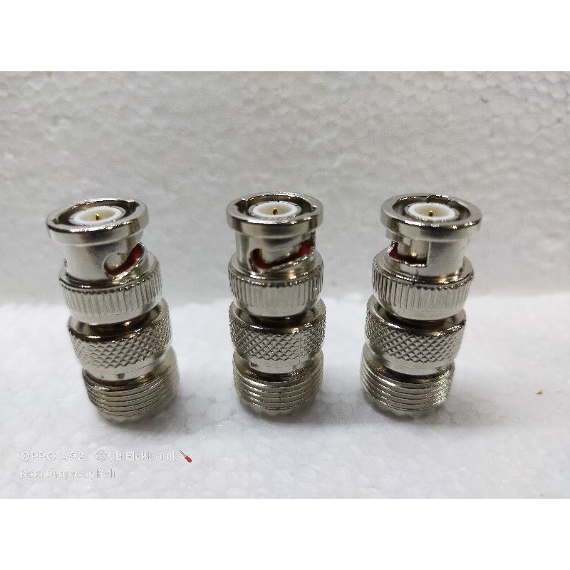 Konektor BNC Male To PL Female Connector PL to BNC Sambungan,cocok untuk Antena HT