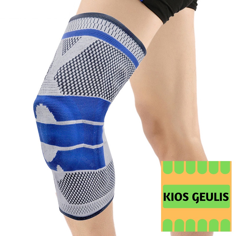 Knee Support With Spring Gel Pad Deker Penyangga Lutut Decker Olahraga