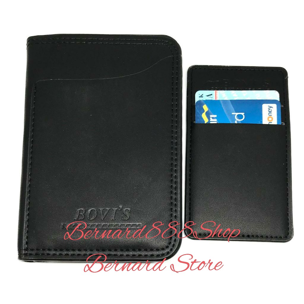 Dompet Pria Dompet Laki2 Dompet Ukuran Tanggung Bahan PU Bludru Dengan 3 Pilihan Warna-7