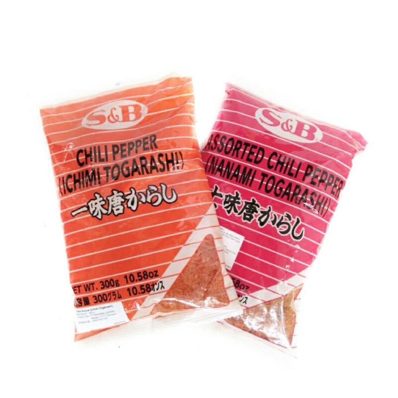 S&amp;B Ichimi &amp; Nanami Togarashi 300 gr