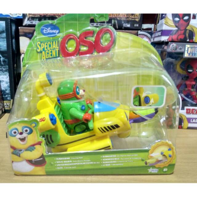 Disney figure mainan anak disney junior agent oso