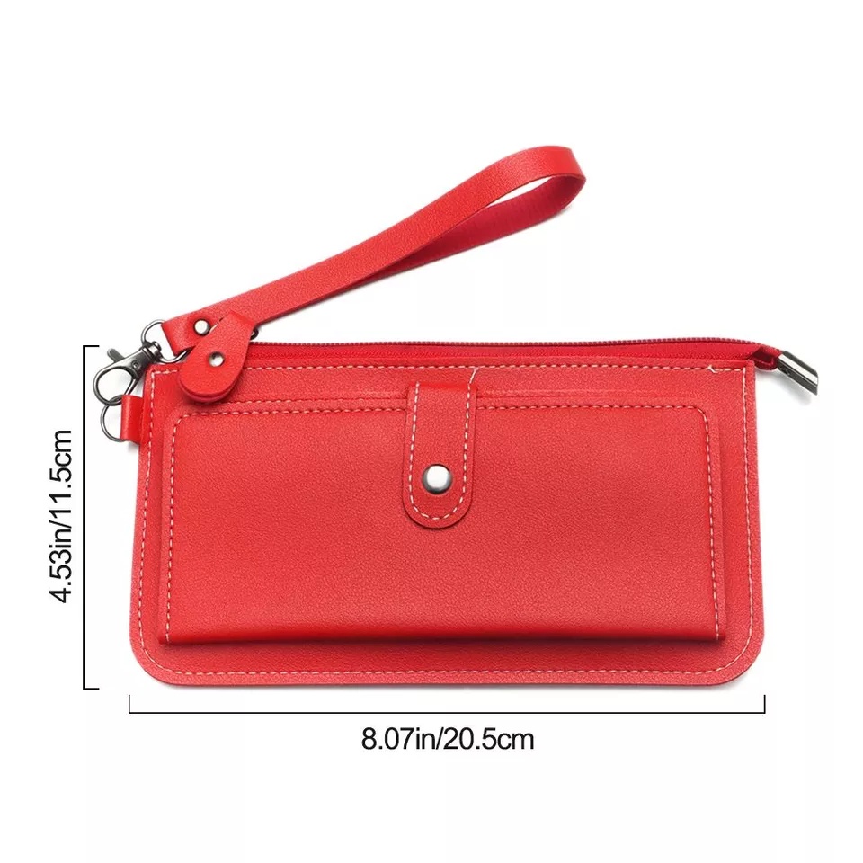 Dompet Panjang Wanita BS17 Bahan Kulit PU Leather Premium ACC