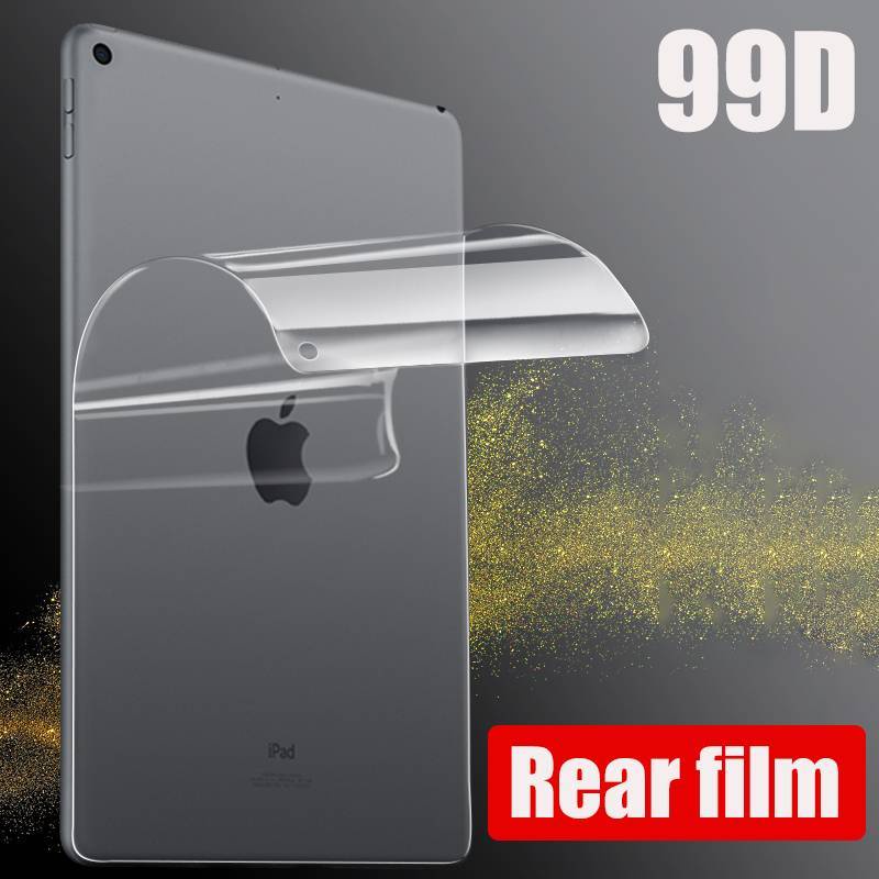 Hydrogel Rear Film For iPad Pro 11 12.9 2021 2020 2018 10.2 10.5 Screen Protector For iPad Air Mini 6 5 4 2 3 9th 8th 7th Gen 2021 2020 2018 Back film No Glass