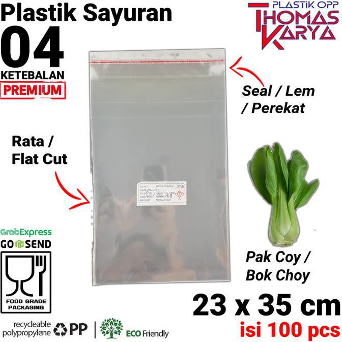 

Paling Dicari] 23X35 Cm Plastik Opp Tebal (Lem) | Plastik Pakcoy | Plastik Sayuran