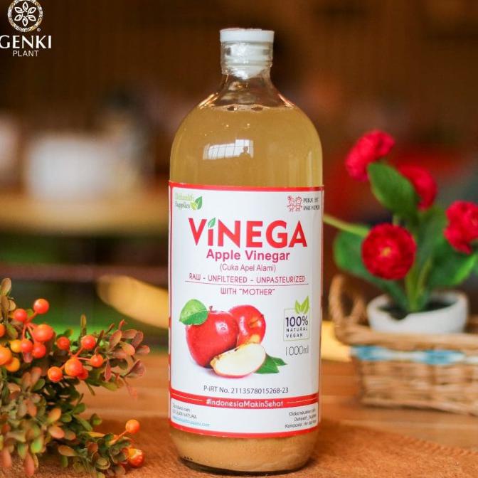 

TERMURAH Vinega Apple Cider Vinegar (With The Mother) - 1000 ml Kode 283