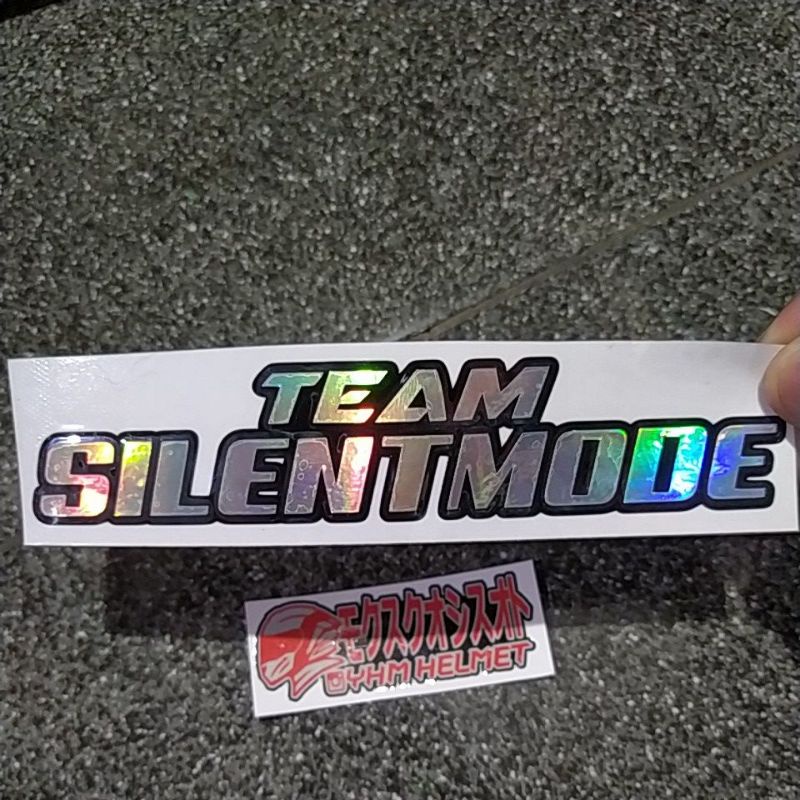 Sticker Cutting Team SilentMode sticker Motor Team Silentmode