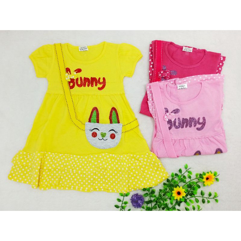 [Ss-1045] Dress Anak Perempuan size 2-3tahun, Daster Anak Kece, Terusan Anak