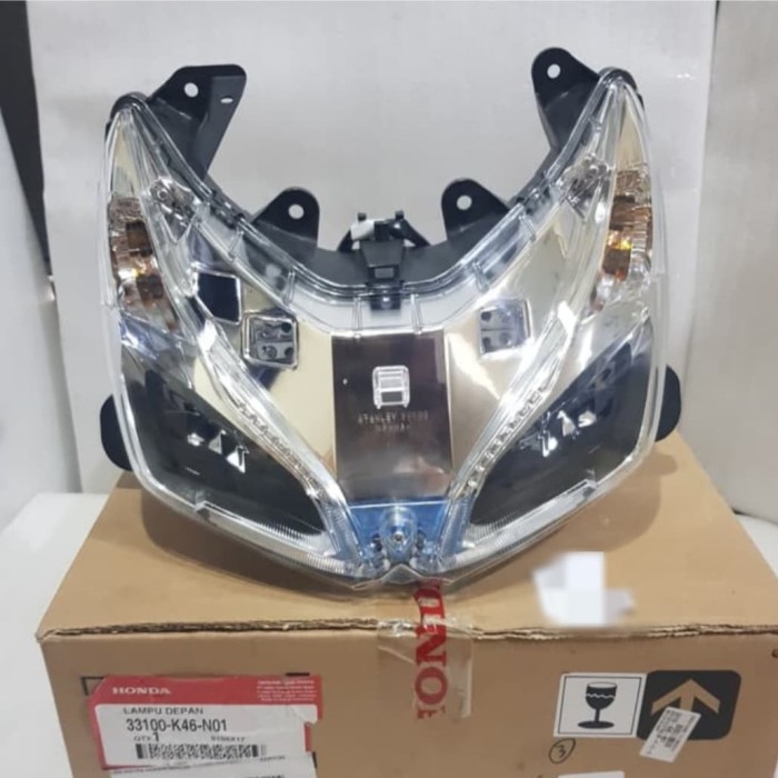 HEADLAMP/LAMPU DEPAN REFLEKTOR LED VARIO 110 FI NON ESP ASSY ORI AHM 33100K46N01
