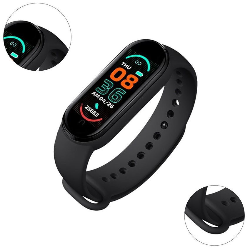 M6 Smart Watch Oximeter SP02 Sport Mi Band Jam Tangan Pintar Heartrate