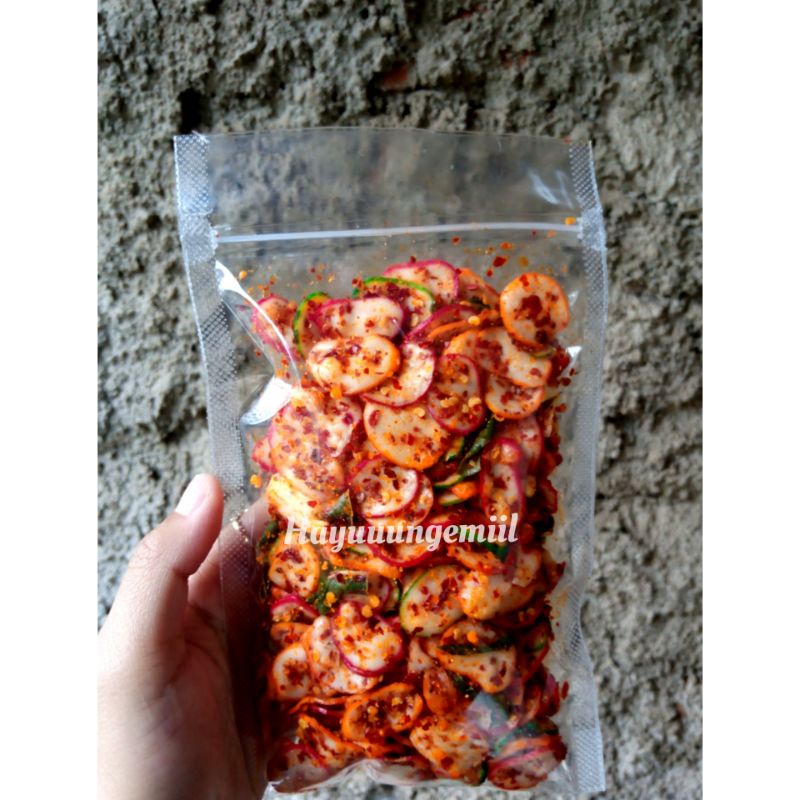 

Hayuuungemiil- PROMO SEBRING KERUPUK PEDAS/SEBLAK KERING KERUPUK BAWANG PEDAS DAUN JERUK 100GR