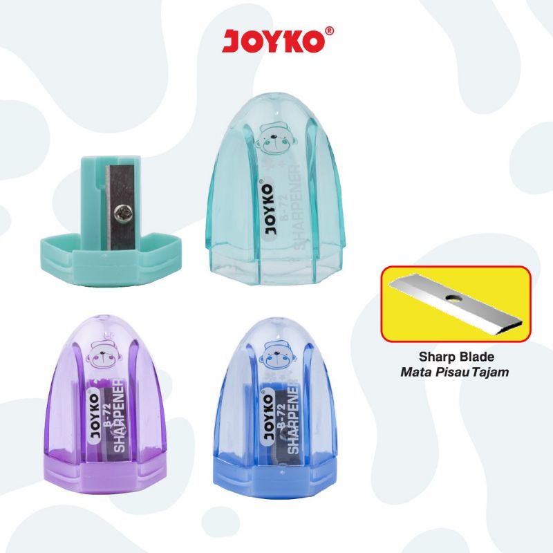 Rautan Pensil Joyko SP-362 - Serutan Pensil Warna Sharpener Mini Kecil