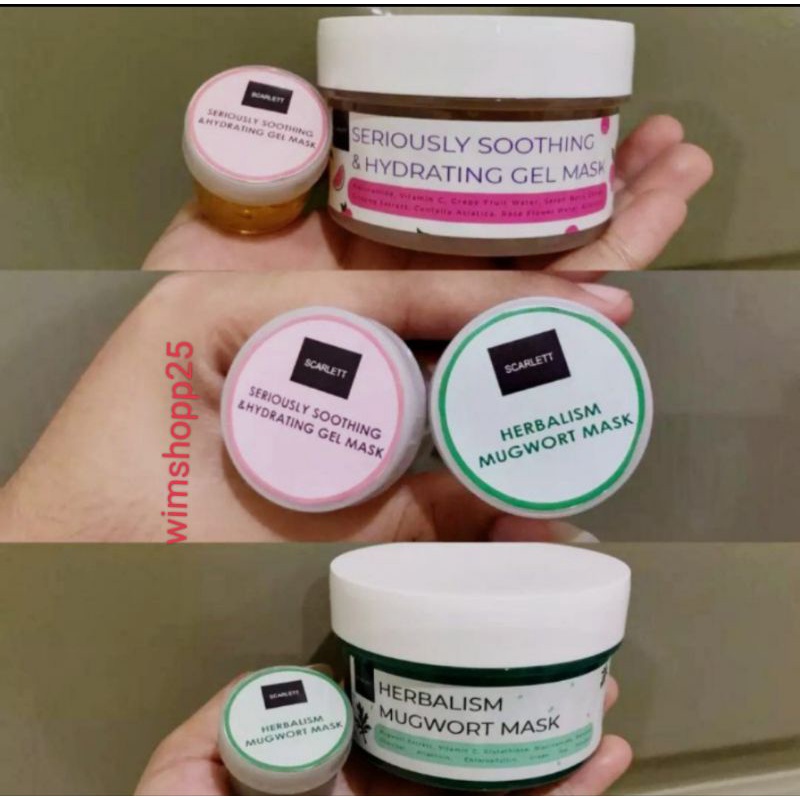 SCARLETT WHITENING MASK/MASKER WAJAH SCARLETT ORIGINAL